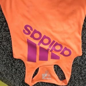 Orange Adidas Top